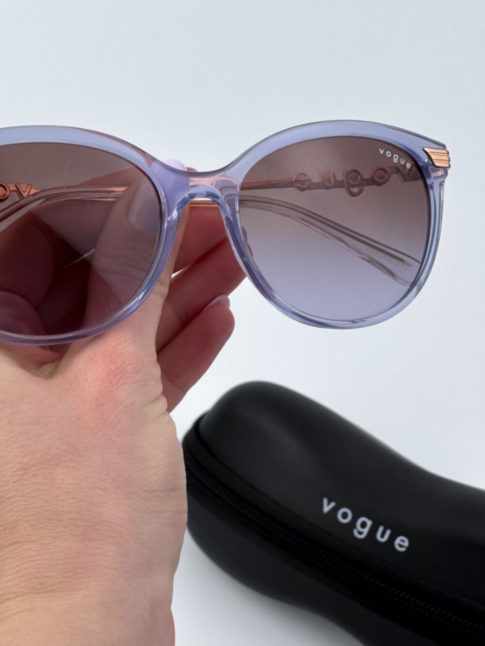 VOGUE VO5460S 29256856 TRANSPARENT PURPLE CAT EYE SUNGLASSES
